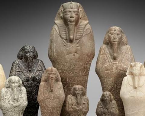 collection of Ancient Nubian sarcophaguses